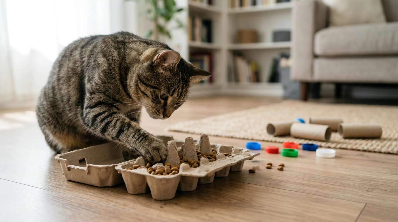 Easy DIY Cat Enrichment: 5 Fun Indoor Ideas